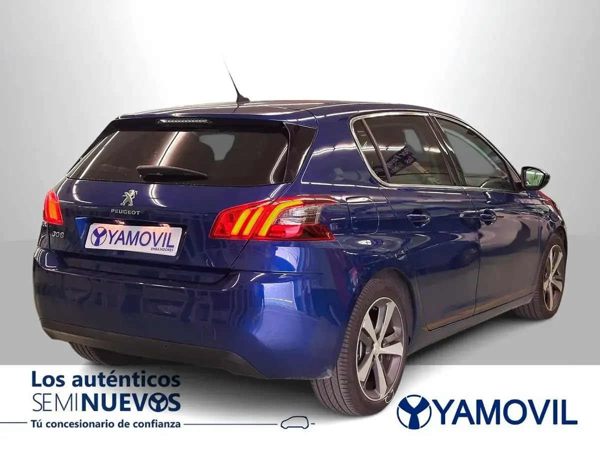 Usado Peugeot 308 Allure 110 CV (80 kW) 2019 Azul Berlina
