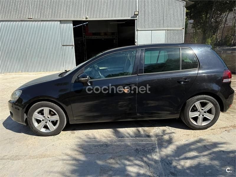 Usado VW Golf VI Highline 122 CV (89 kW) 2009 Negro Utilitario