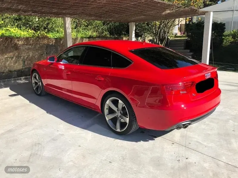 Usado Audi A5 S-Line 150 CV (110 kW) 2014 Rojo Coupe