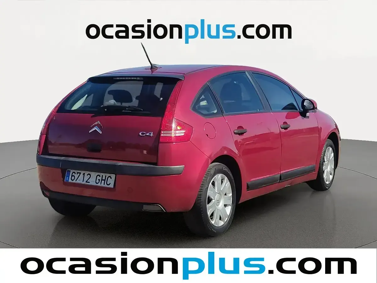 Usado Citroën C4 90 CV (66 kW) 2008 Rojo Utilitario