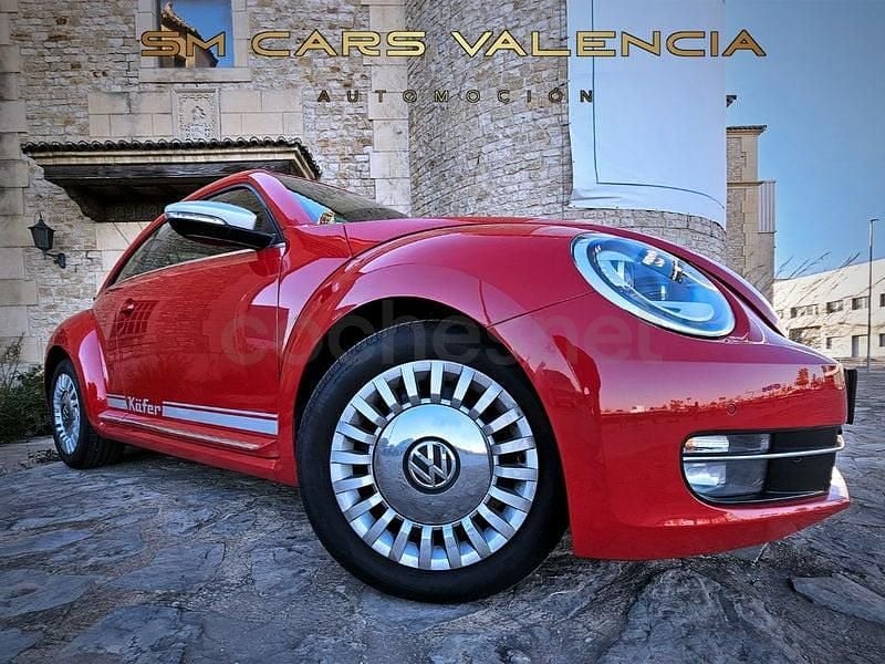 Usado VW Beetle Design 105 CV (77 kW) 2014 Rojo Utilitario