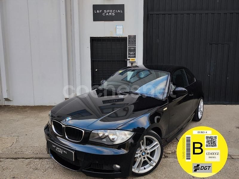 Negro Usado 2008 BMW 120 Coupé Coupe | 9990 € (Precio justo) - Imagen 1/4