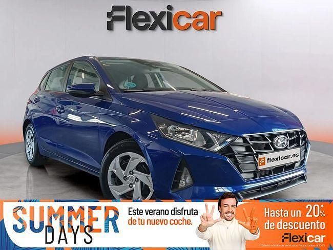 Azul Usado 2022 Hyundai i20 Berlina | 13.790 € (Precio justo) - Imagen 1/4