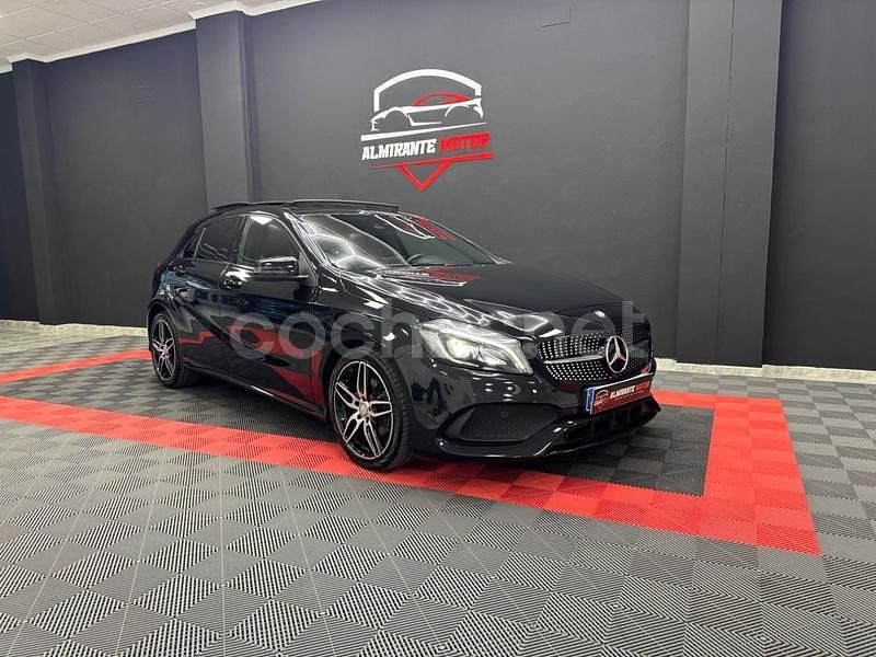 Negro Usado 2016 Mercedes A200 AMG line Berlina | 17.899 € (Precio justo) - Imagen 1/4