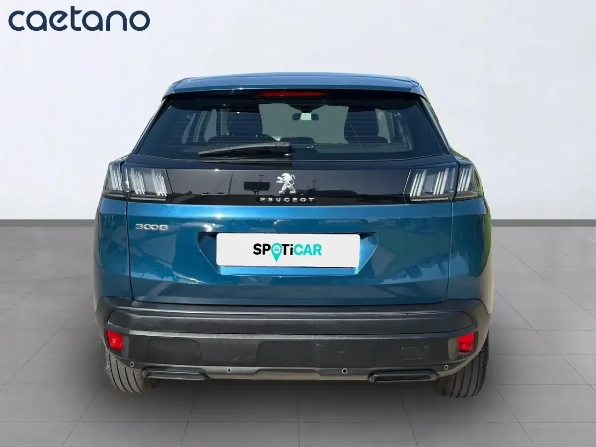 Usado Peugeot 3008 Active 130 CV (95 kW) 2022 Azul SUV