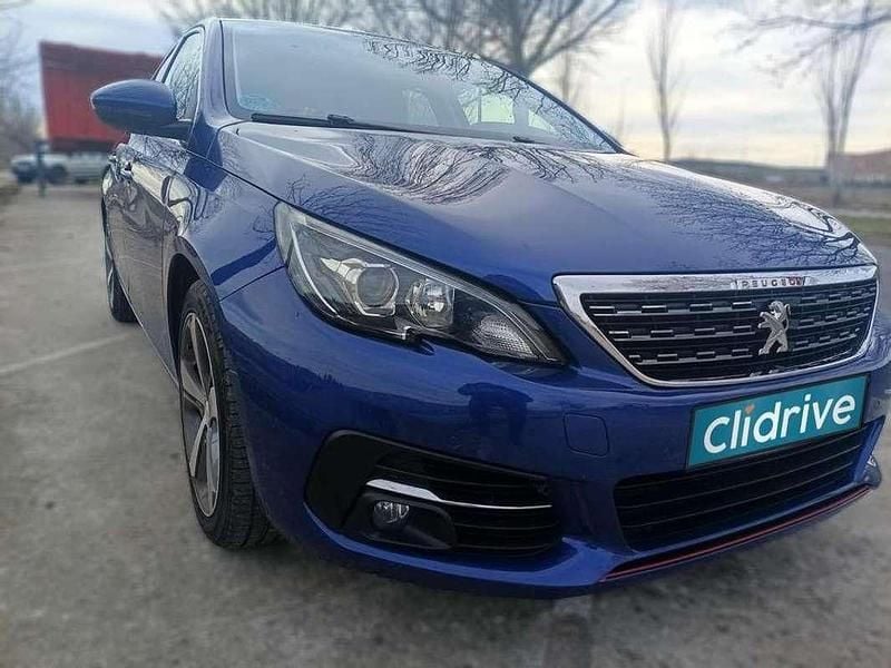 Usado Peugeot 308 Allure 99 CV (72 kW) 2017 Azul Utilitario