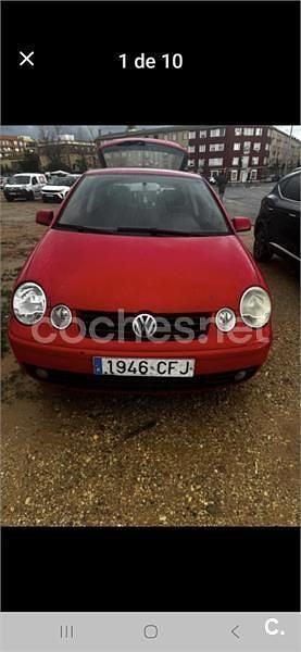 Usado VW Polo Trendline 75 CV (55 kW) 2003 Rojo Berlina