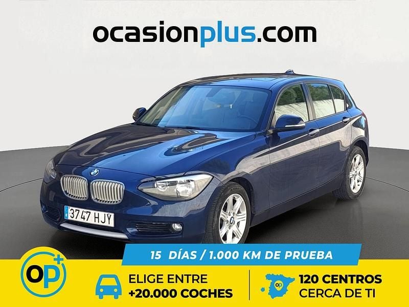 Usado BMW 116 116 CV (85 kW) 2012 Azul Utilitario