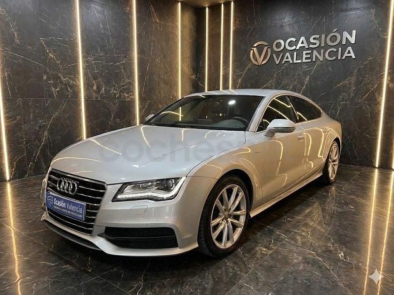 Usado Audi A7 Sportback S-Line 245 CV (180 kW) 2014 Gris / plata Utilitario