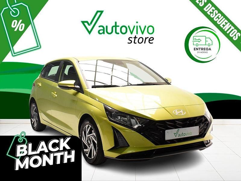 Verde Usado 2024 Hyundai i20 Berlina | 15.900 € (Precio justo) - Imagen 1/4