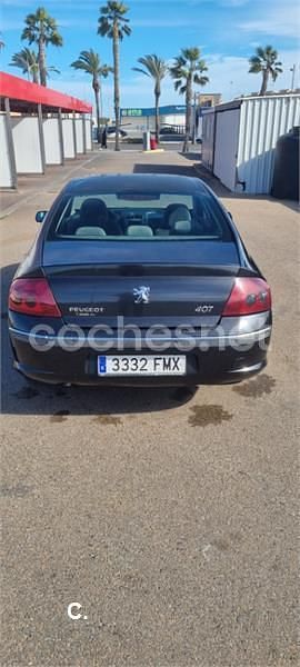 Usado Peugeot 407 110 CV (80 kW) 2007 Negro Berlina