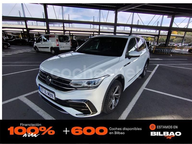 Blanco Usado 2023 VW Tiguan Allspace R-line SUV | 31.950 € (Super precio) - Imagen 1/4