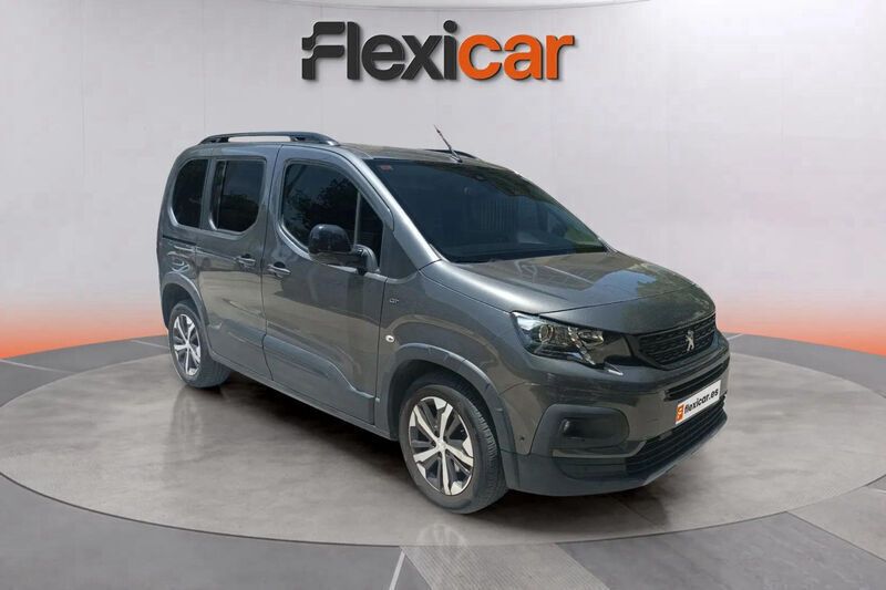 Gris Usado 2021 Peugeot Rifter GT Monovolumen | 18.290 € (Precio justo) - Imagen 1/4