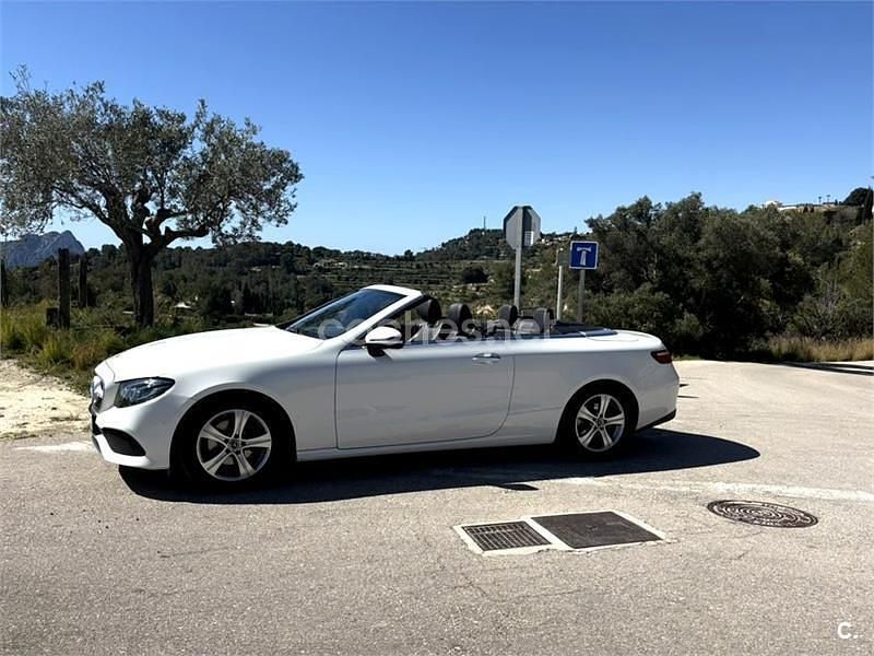 Usado Mercedes E220 170 CV (125 kW) 2018 Blanco Descapotable