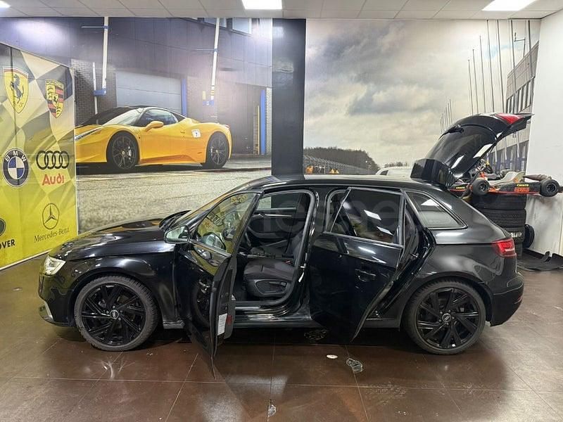 Usado Audi A3 150 CV (110 kW) 2017 Negro Berlina