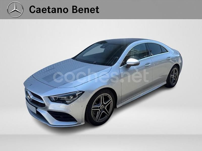 Gris / plateado Usado 2022 Mercedes CLA200 AMG line Berlina | 35.950 € (Precio justo) - Imagen 1/3