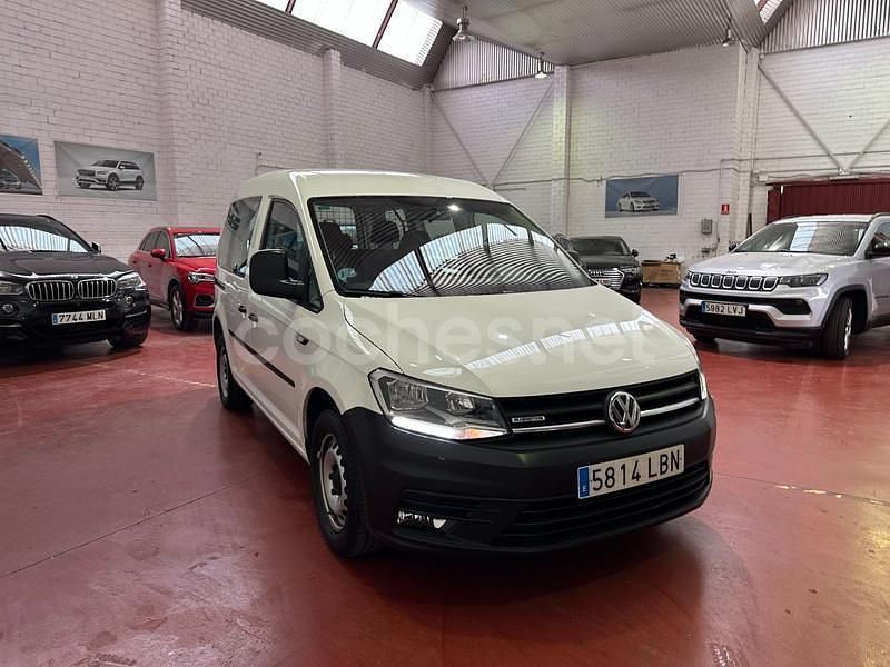 Blanco Usado 2019 VW Caddy Trendline Monovolumen | 13.600 € (Precio justo) - Imagen 1/4