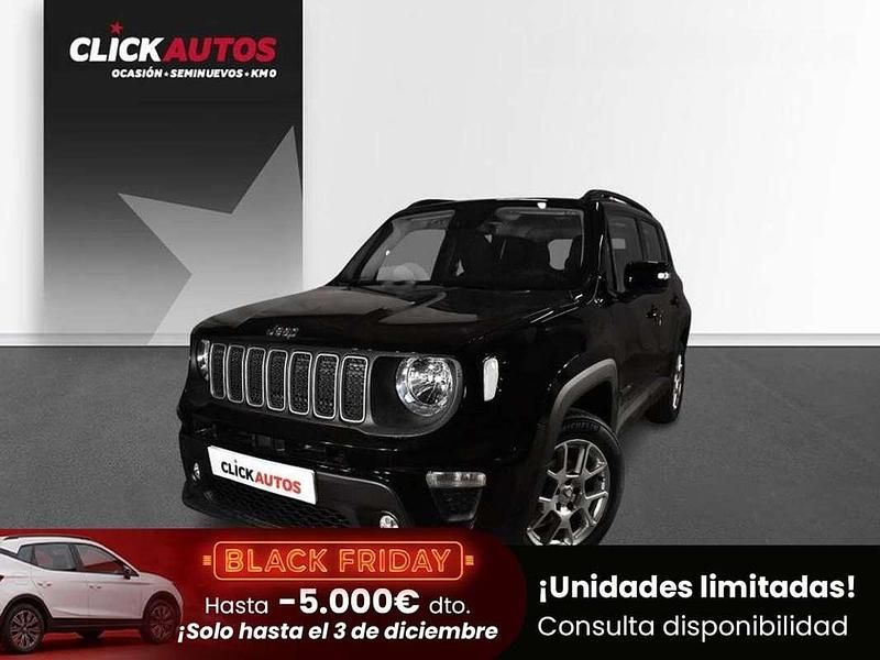 Negro Usado 2024 Jeep Renegade Limited SUV | 19.550 € (Precio justo) - Imagen 1/4