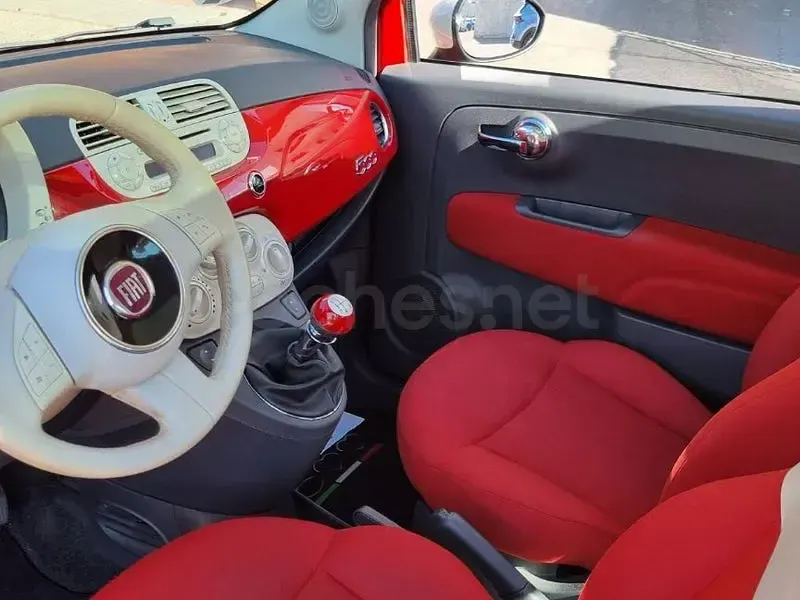Usado Fiat 500 Lounge 69 CV (50 kW) 2013 Rojo Berlina