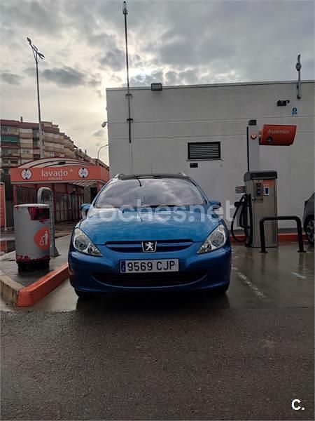 Azul Usado 2003 Peugeot 307 Familiar | 1800 € (Precio justo) - Imagen 1/4