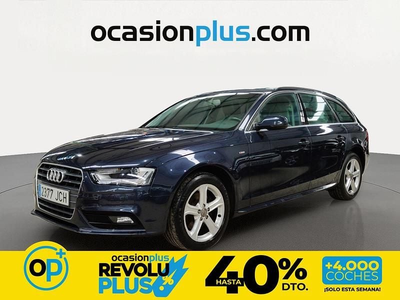 Usado Audi A4 S-Line 150 CV (110 kW) 2015 Azul Familiar