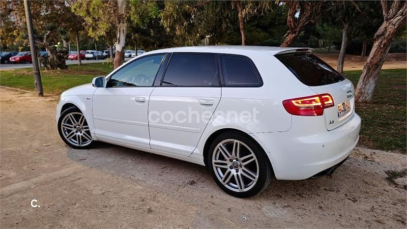 Usado Audi A3 S-Line 140 CV (102 kW) 2011 Blanco Utilitario