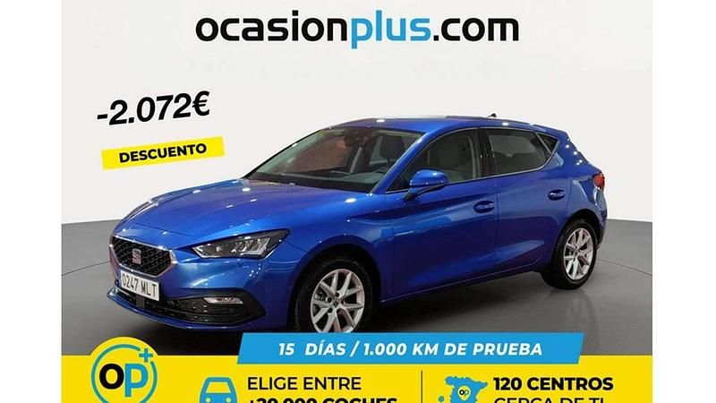 Usado Seat Leon Style 116 CV (85 kW) 2023 Azul Utilitario