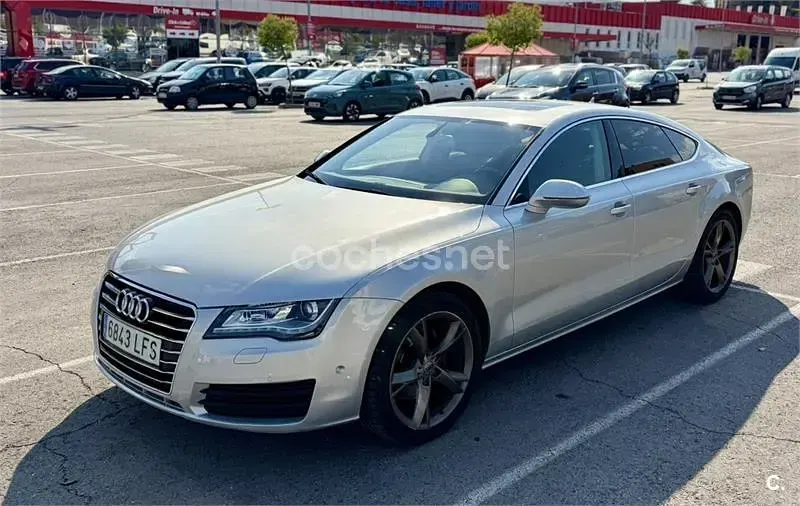 Usado Audi A7 Sportback S-Line 204 CV (150 kW) 2014 Gris / plata Utilitario