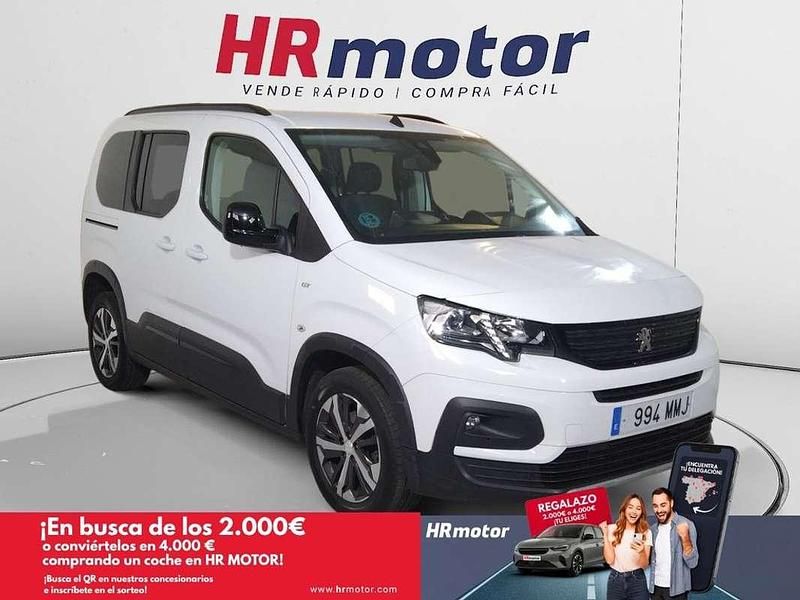 Blanco Usado 2023 Peugeot Rifter GT Monovolumen | 19.490 € (Buen precio) - Imagen 1/4