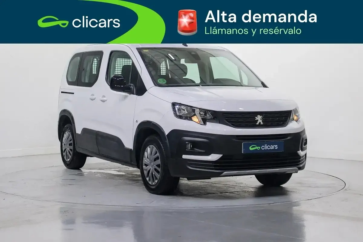 Gebraucht Peugeot Rifter Business-Line 100 PS (73 kW) 2022 Weiß Van / Kleinbus