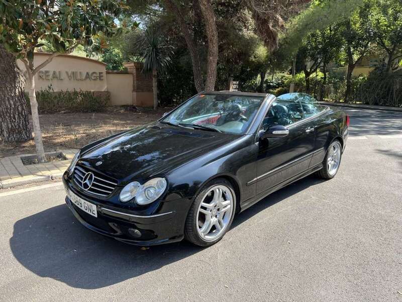 Negro Usado 2005 Mercedes CLK200 AMG Descapotable | 21.900 € - Imagen 1/4