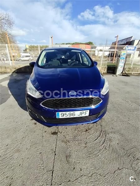 Azul Usado 2017 Ford C-MAX Trend Monovolumen | 12.500 € (Caro) - Imagen 1/4