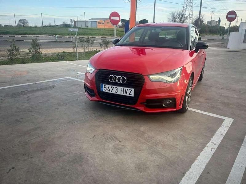 Usado Audi A1 S-Line 90 CV (66 kW) 2014 Rojo Utilitario