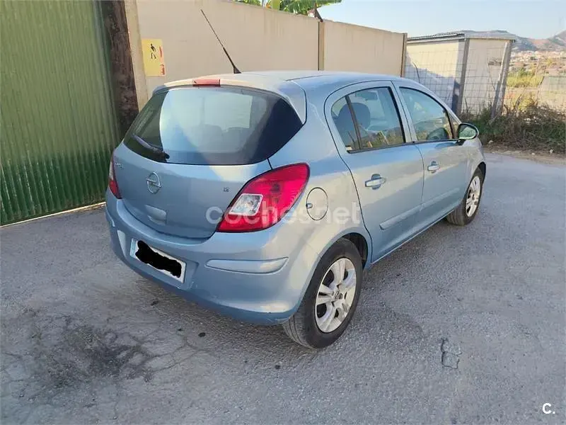 Usado Opel Corsa Enjoy 80 CV (58 kW) 2007 Azul Utilitario