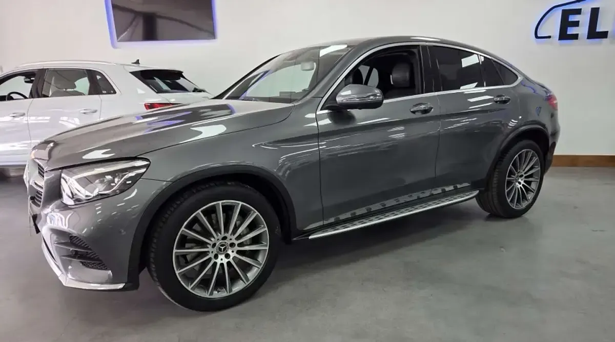 Usado Mercedes GLC220 170 CV (125 kW) 2018 Gris SUV