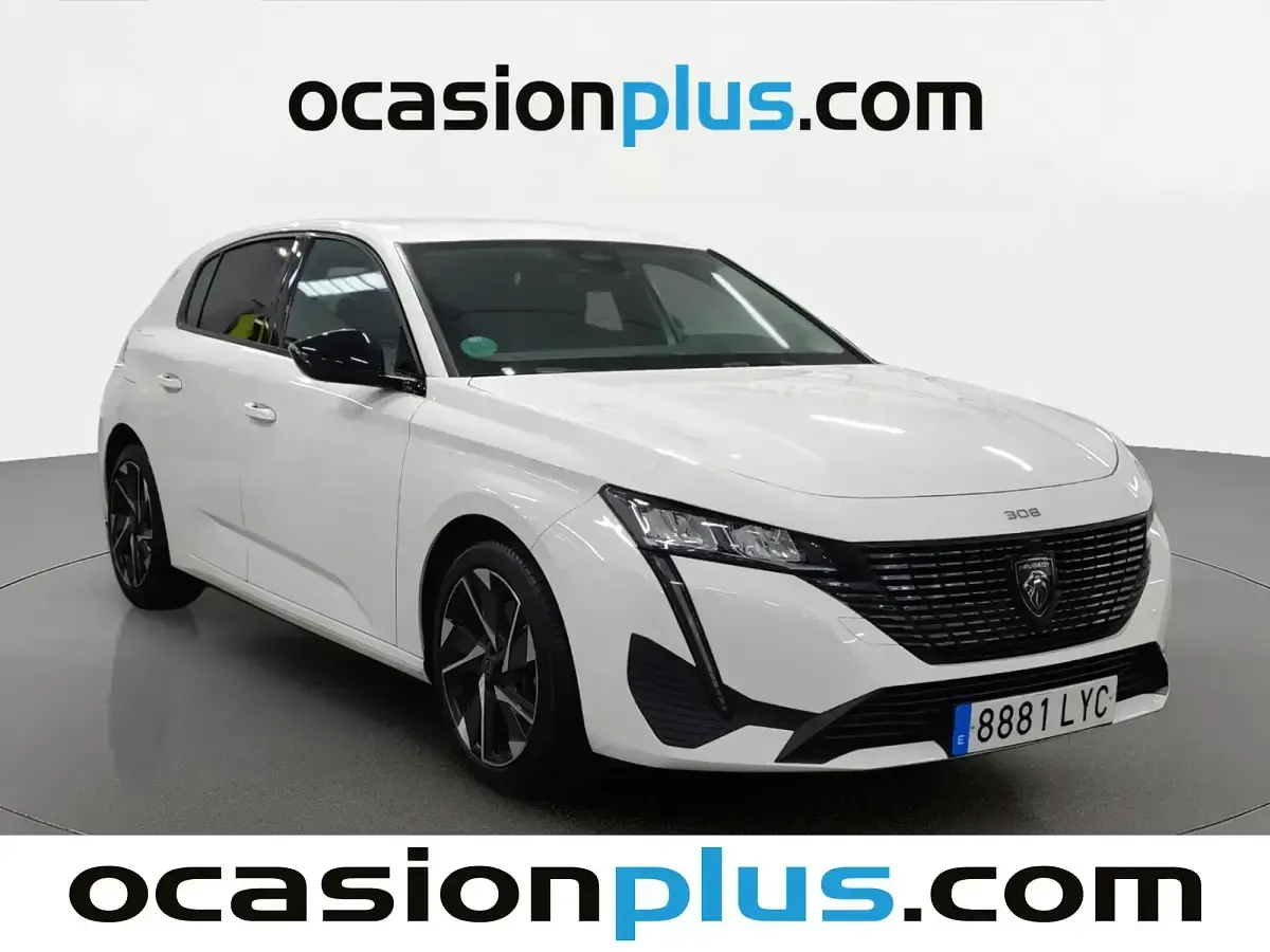 Usado Peugeot 308 Allure 130 CV (95 kW) 2022 Blanco Berlina