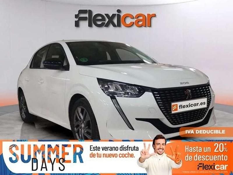 Blanco Usado 2022 Peugeot 208 Active Utilitario | 12.390 € (Buen precio) - Imagen 1/4