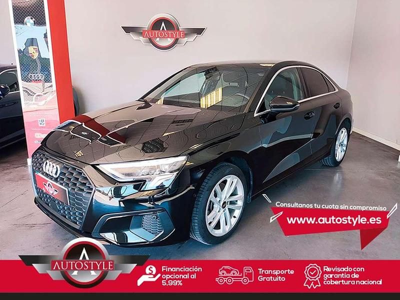 Negro Usado 2021 Audi A3 Berlina | 22.990 € (Buen precio) - Imagen 1/4