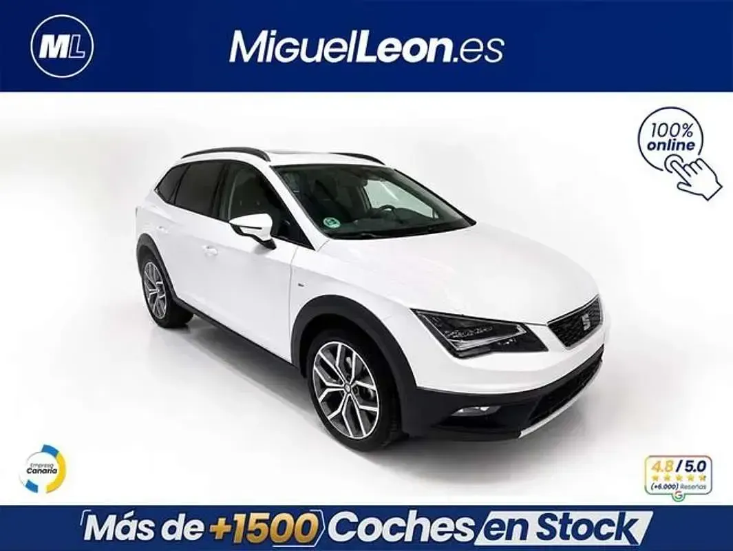Usado Seat Leon X-Perience 110 CV (80 kW) 2016 Blanco Familiar