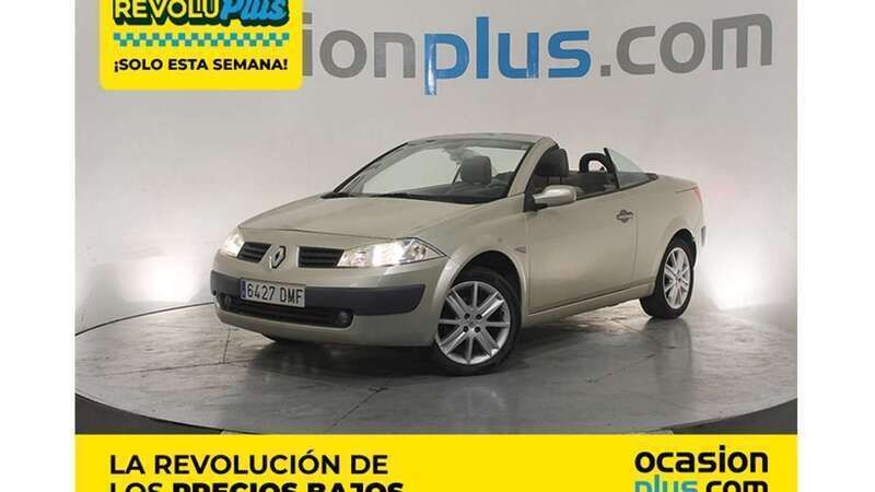 Beige Usado 2005 Renault Mégane Cabriolet Privilege Descapotable | 3700 € (Buen precio) - Imagen 1/4