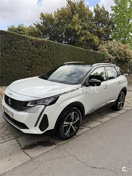 Usado Peugeot 3008 GT-line 130 CV (95 kW) 2021 Blanco SUV
