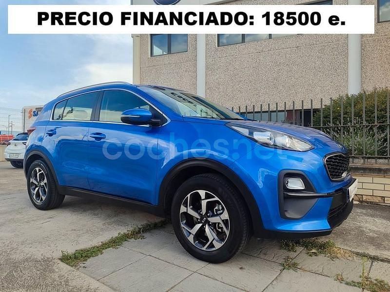 Azul Usado 2021 Kia Sportage SUV | 20.300 € (Un poco caro) - Imagen 1/4