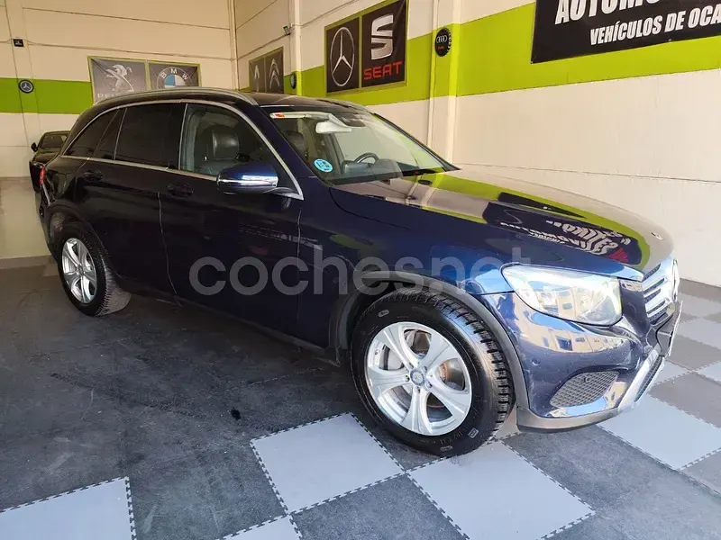 Usado Mercedes GLC220 170 CV (125 kW) 2016 Azul SUV
