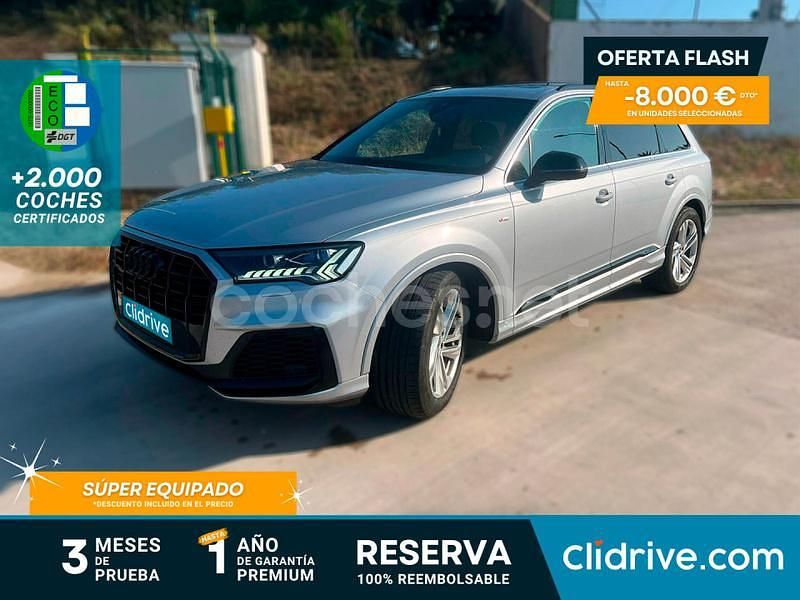 Gris / plata Usado 2020 Audi Q7 S-Line SUV | 42.890 € (Super precio) - Imagen 1/3