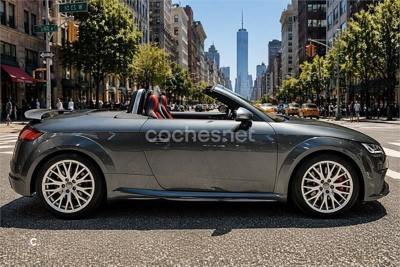 Usado Audi TTS S-Line 310 CV (228 kW) 2017 Gris / plata Coupe