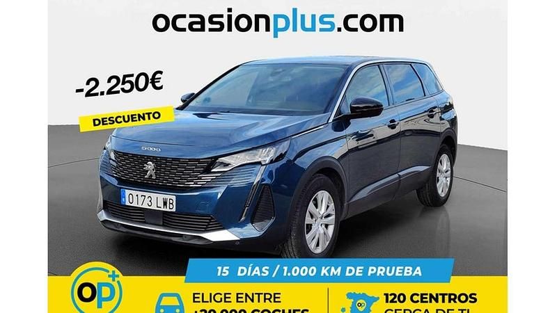 Usado Peugeot 5008 Active 131 CV (96 kW) 2022 Azul SUV
