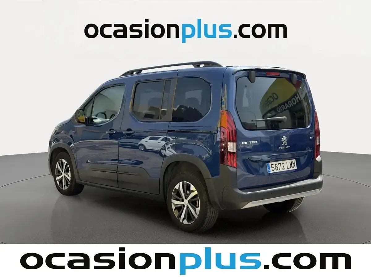 Usado Peugeot Rifter GT 130 CV (95 kW) 2021 Azul Monovolumen