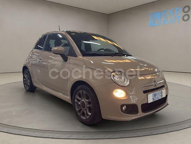 Usado Fiat 500 Lounge 69 CV (50 kW) 2015 Negro Berlina