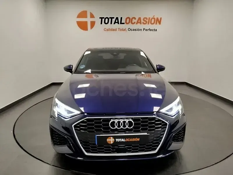 Usado Audi A3 S-Line 150 CV (110 kW) 2021 Azul Berlina