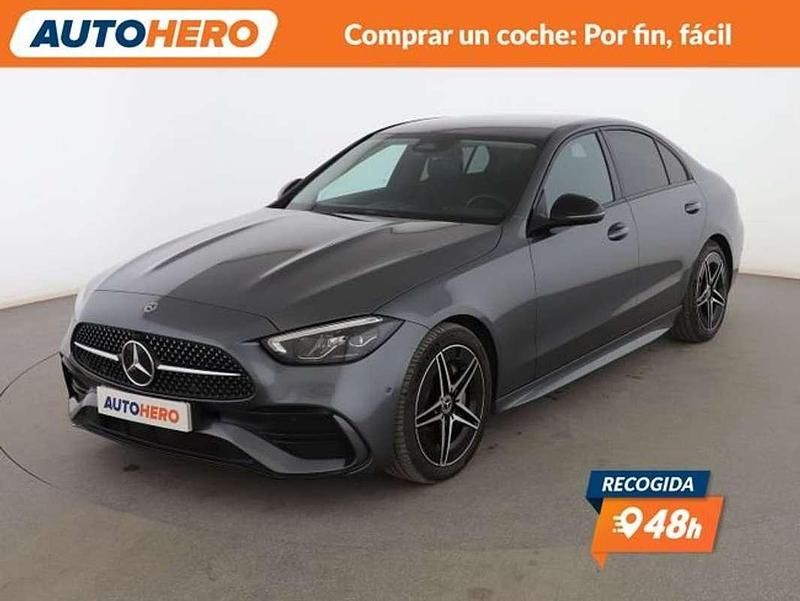Gris Usado 2022 Mercedes C200 AMG line Berlina | 33.809 € (Super precio) - Imagen 1/3